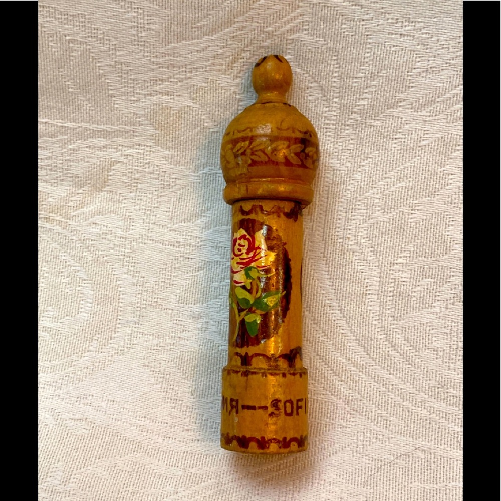 Vintage perfume bottle of perfume
